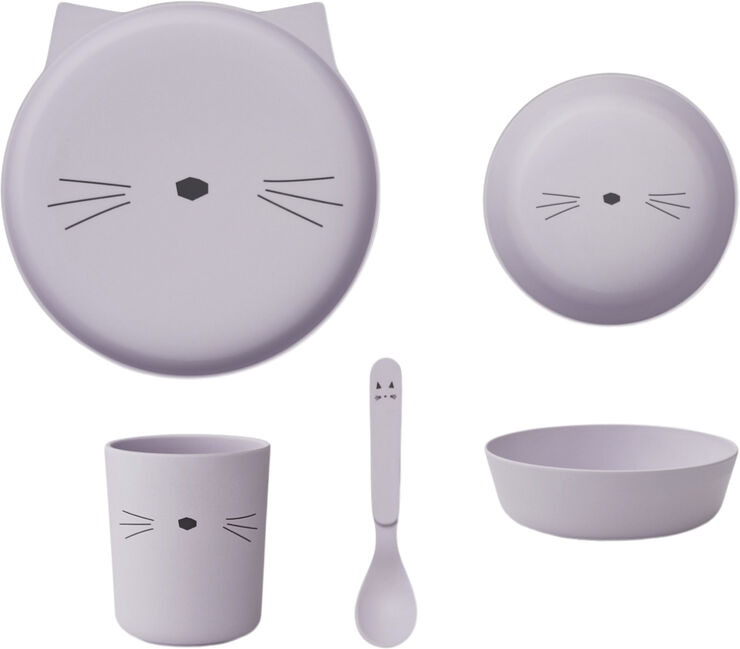 Liewood Brody Junior Set Cat light lavender