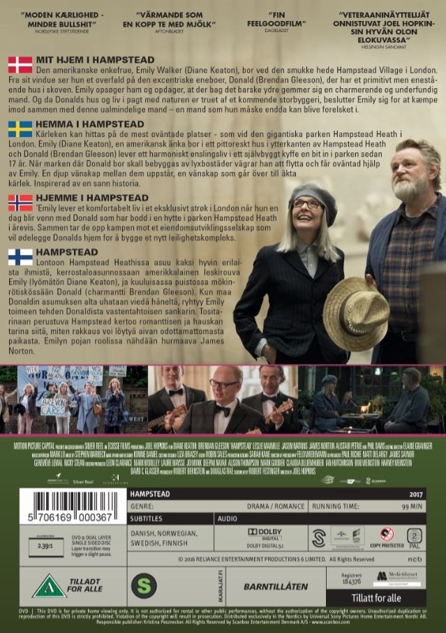 Mit hjem i Hampstead (Blu-Ray)