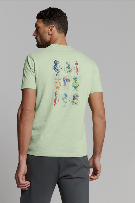 NO-EXCESS groene heren t-shirt