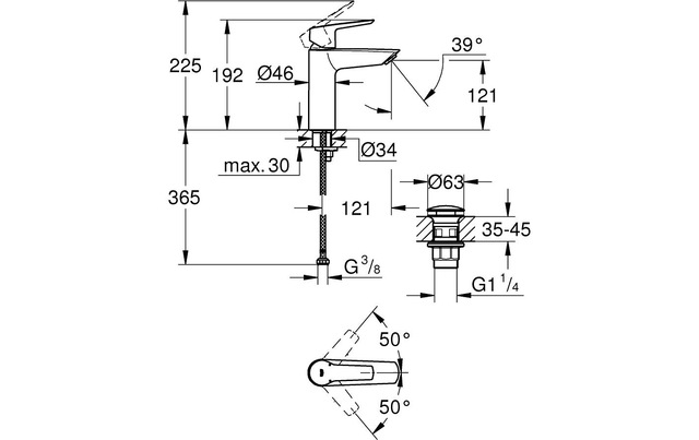 Grohe Badarmatur »Start M-Size«
