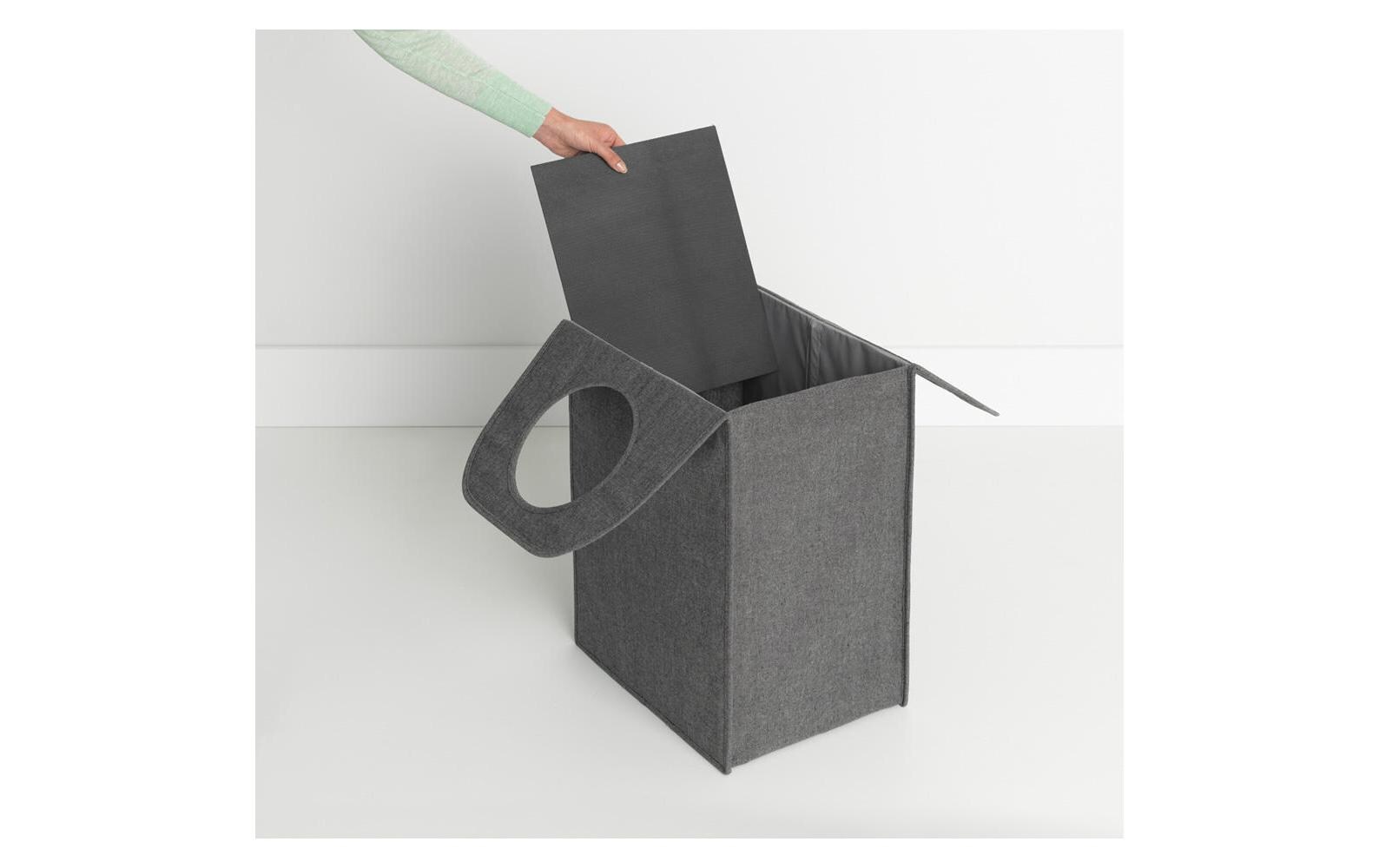 Wäschesammler faltbar, 55 Liter, SchwarzWäschesack
