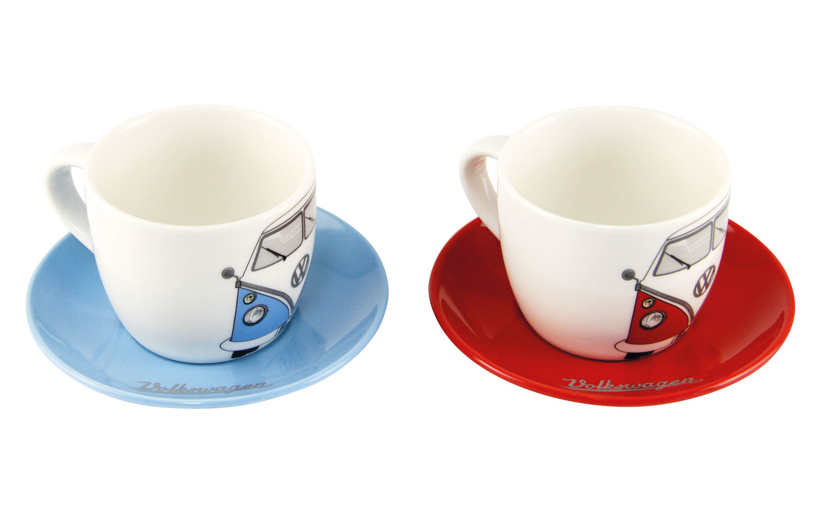 VW Collection T1 Bulli Espresso Tassen Set 2 Stück 100 ml