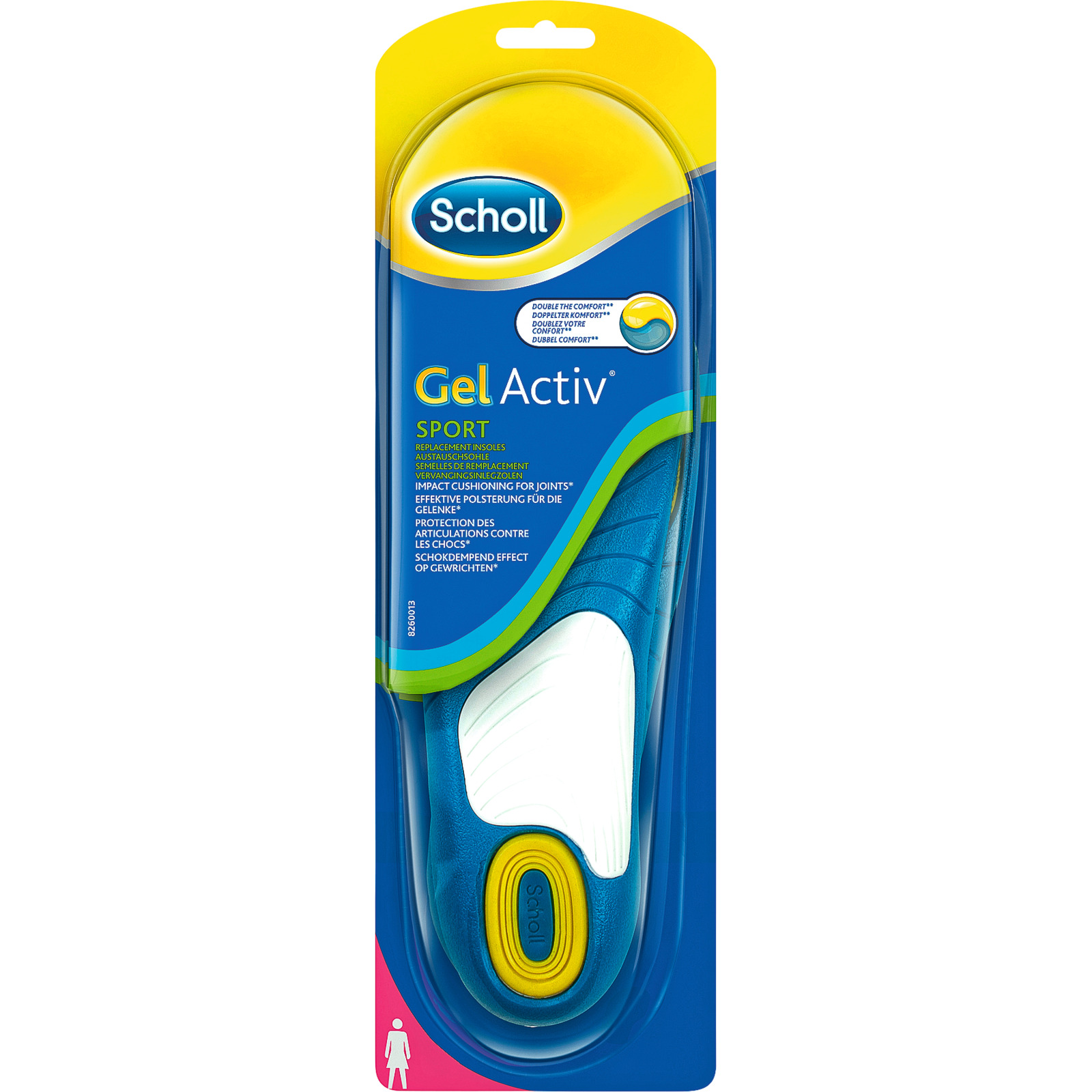 Scholl GelActiv Einlegesohle Sport Da