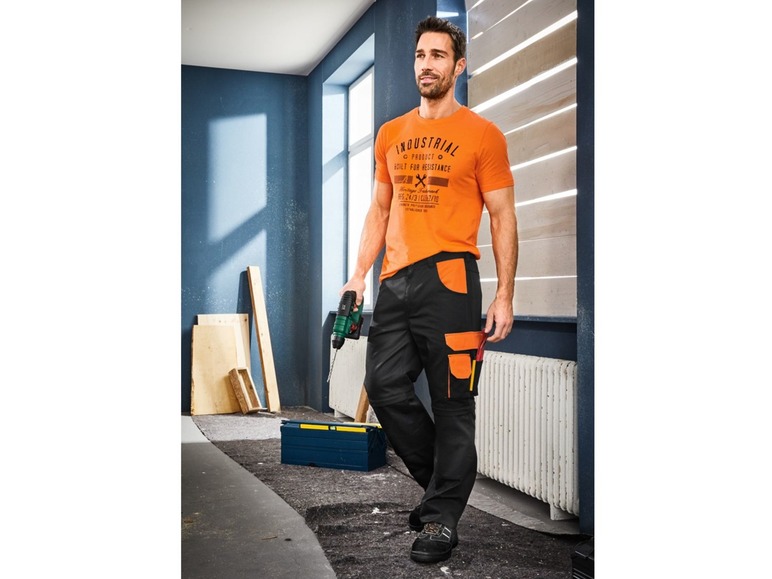 Werkbroek, zip-off functie