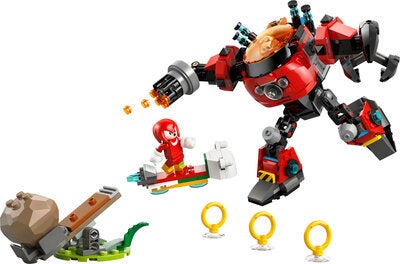 LEGO Sonic 77005 Knuckles mot Dr. Eggmans Egg Crusher-robot