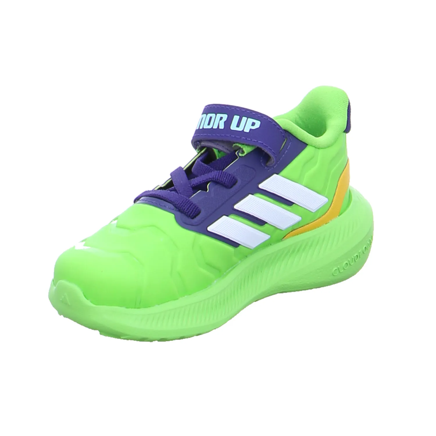 ADIDAS Baby-Sport-Bottine Grün Lederimitat  Sneaker