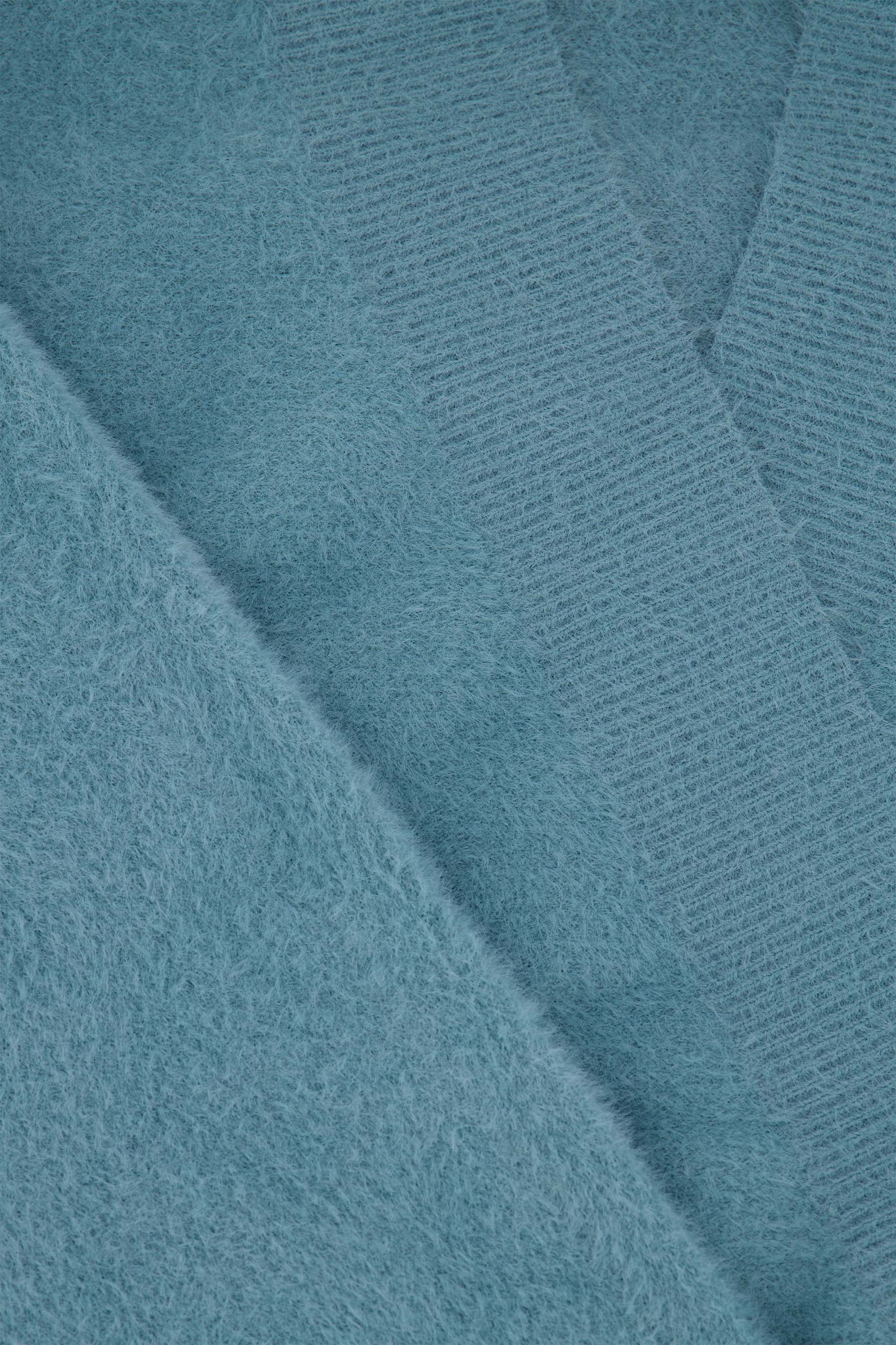 wikkel trui in fluffy garen