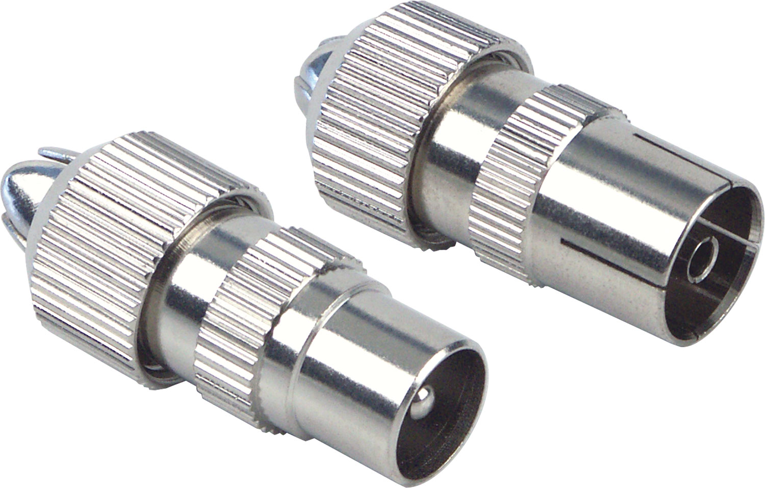 Schwaiger KST1525 metalen IEC Coax stekkerset