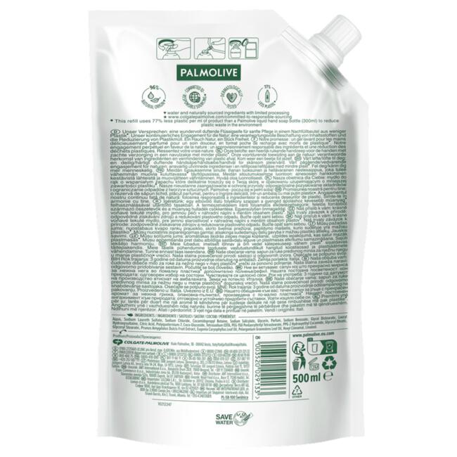 Palmolive Naturals Handzeep Melk- en Amandel Navul 500ml