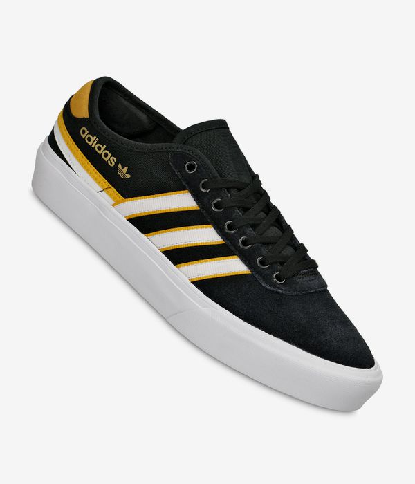 adidas Skateboarding Delpala Premiere Schuh (core black white yellow)