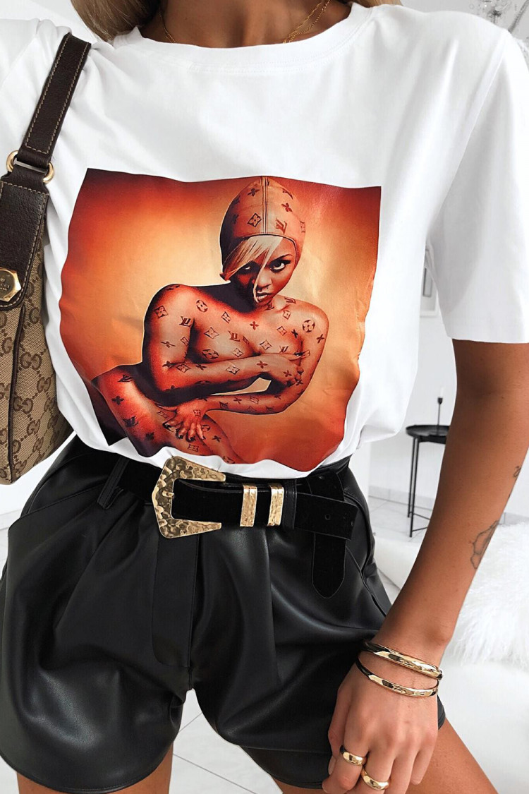 T-shirt blanc 