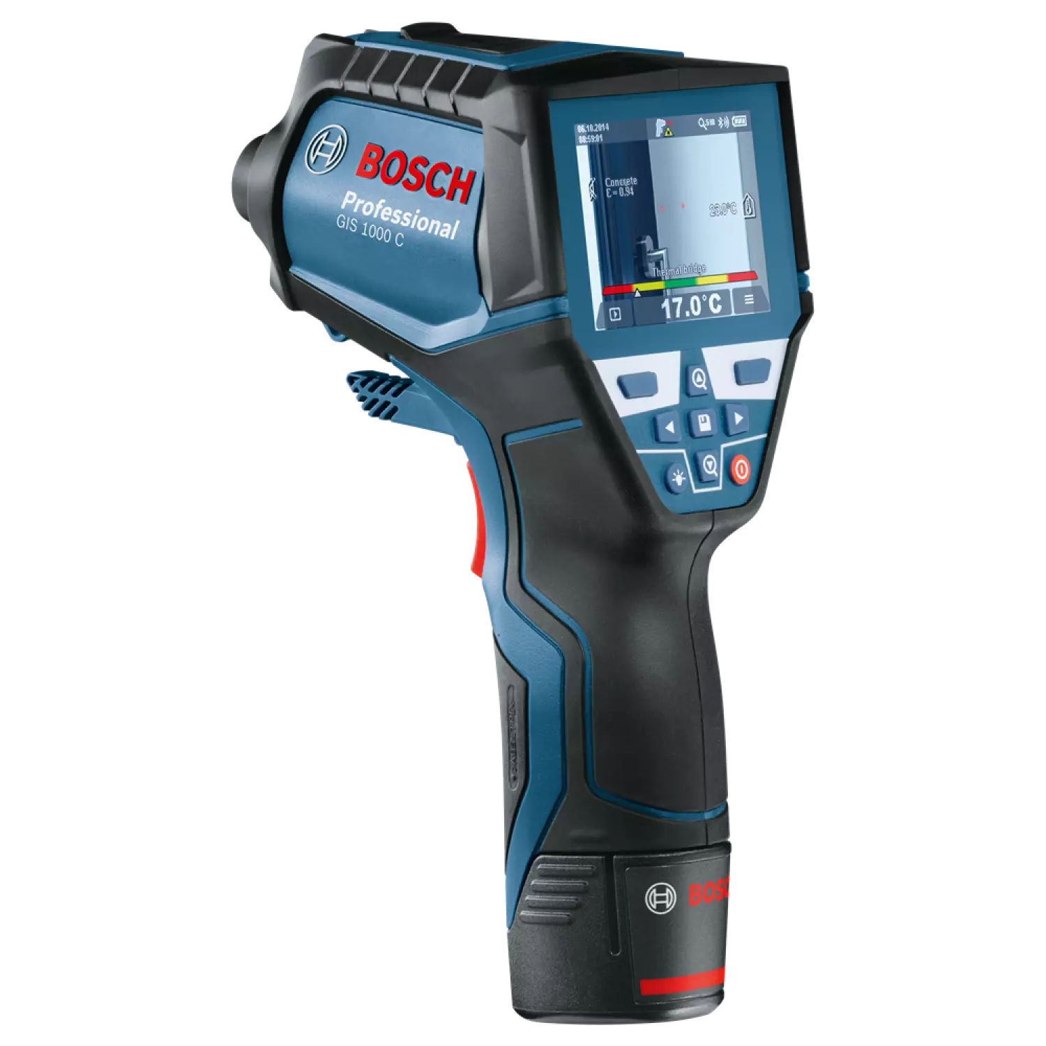 Bosch GIS 1000 C 10.8V Li-Ion accu thermodetector set (1x 2.0Ah accu) in L-Boxx