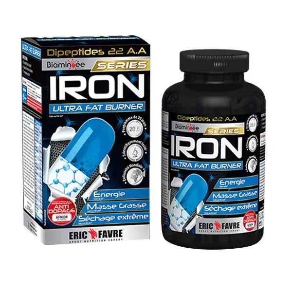 Eric Favre Iron Series EAA Ultra Fat Burner 120 cápsulas