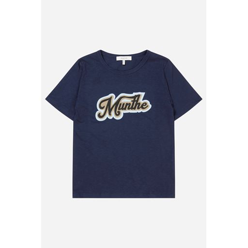 Munthe Harp Kortærmet T-shirt, Navy, 36