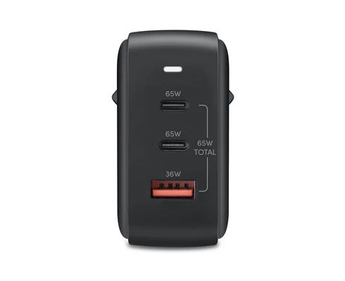 Andersson WLC-G2450 - Wall Charger PD 65W 2xUSB-C 1xUSB-A Black