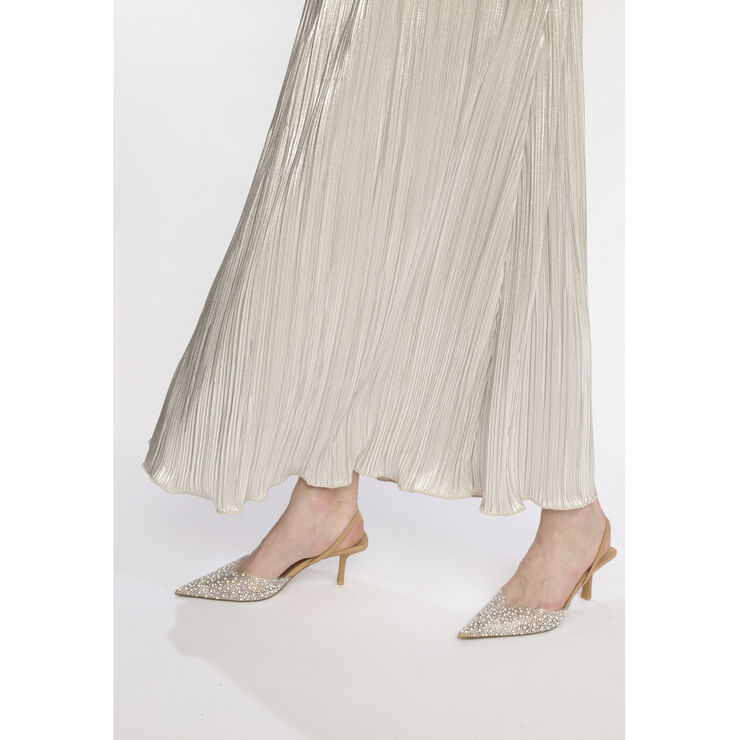 Soft Rebels SRNevaeh Skirt Silver plissé
