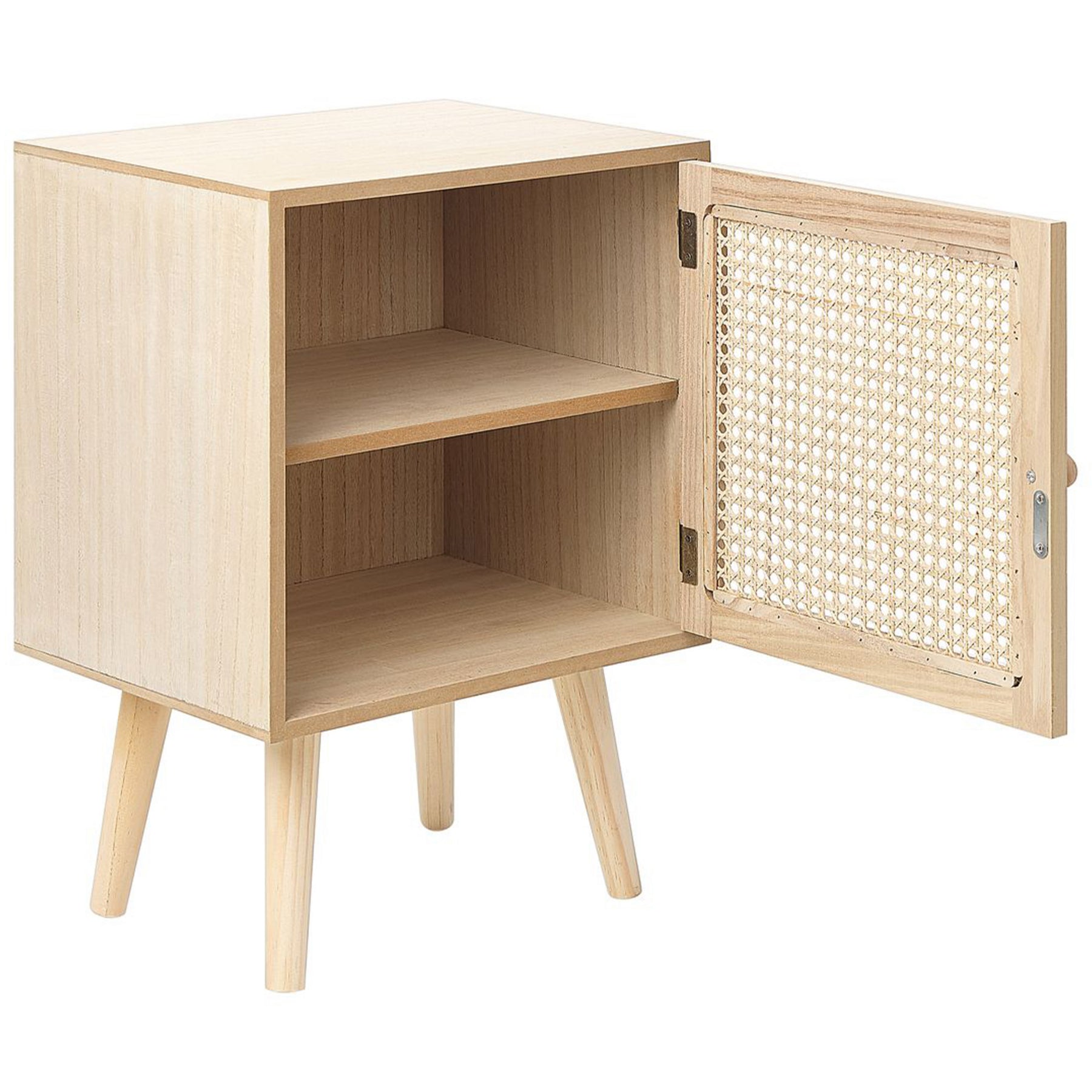 Beliani - ALMO - Nachtkastje - Lichte houtkleur  - MDF