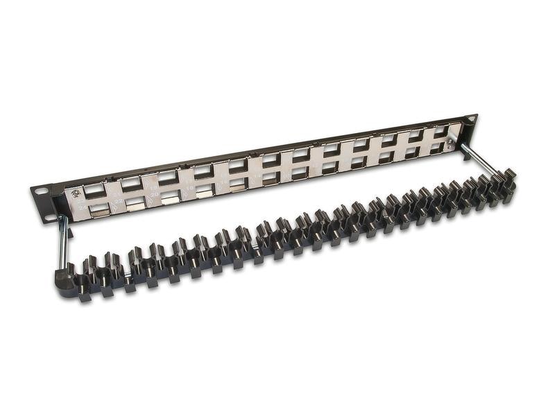 Wirewin Patchpanel 24 Port, Keystone, 1HE 19
