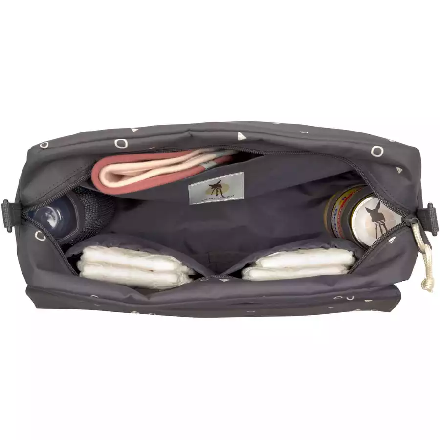 LÄSSIG Kinderwagentasche Casual Buggy Organizer Bag Universe anthracite