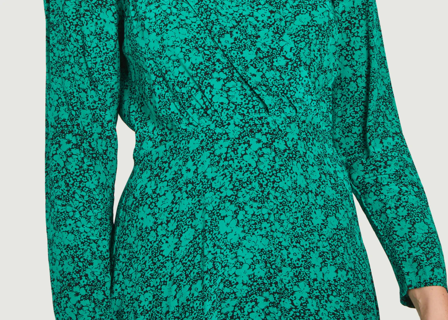 Robe midi imprimé fleuri Clodie Suncoo