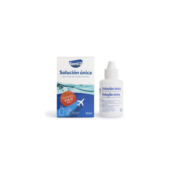 Senti2 Única Solução com Ácido Hialurónico   Porta-Lentes 60ml