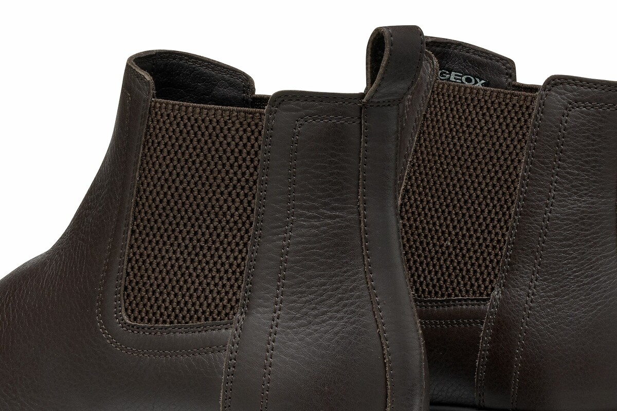 GEOX<br>Botas Chelsea de couro deslumbrantes Spherica EC1