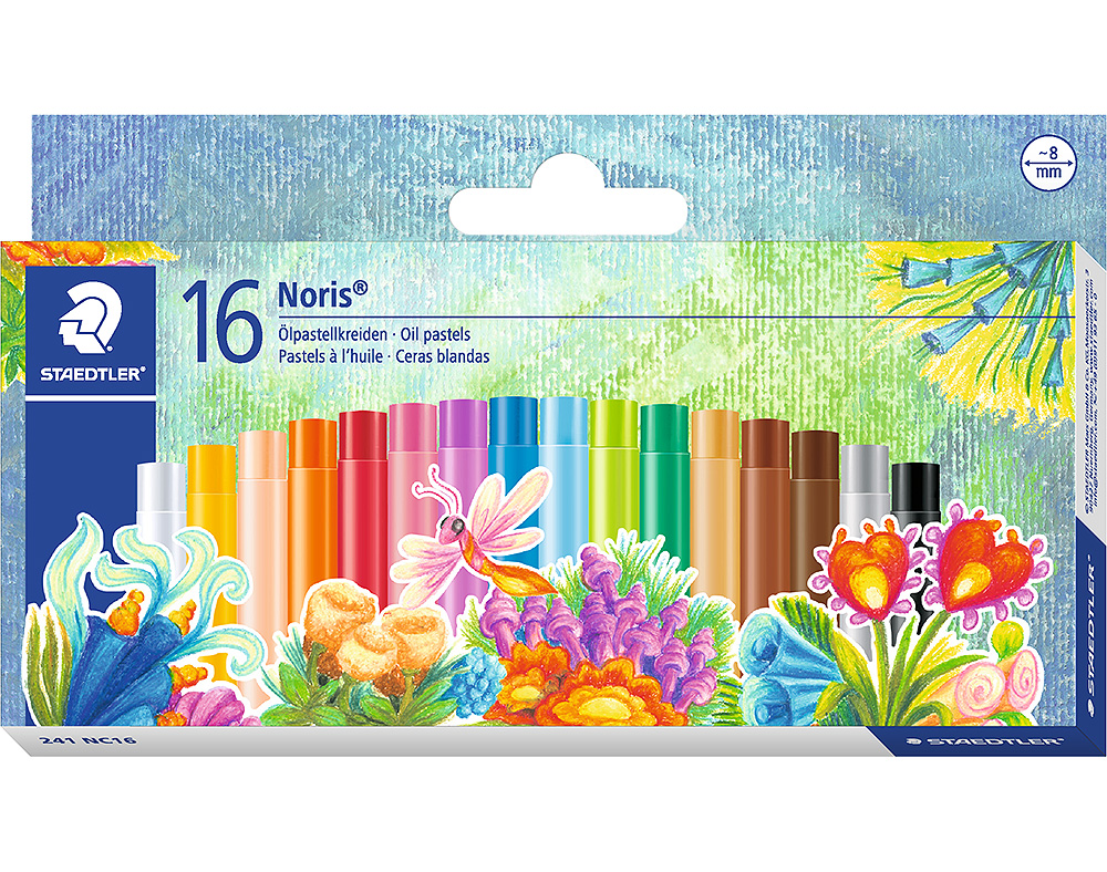 PASTEL A ÓLEO STAEDTLER NORIS CLUB 16 UNIDADES