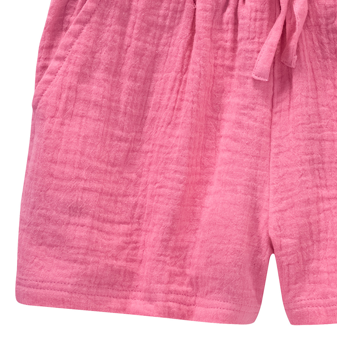 Jonas Nielsen Mädchen Musselin-Shorts aus Bio-Baumwolle hellpink