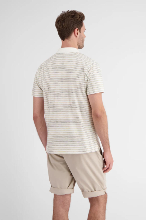 Lerros witte heren polo