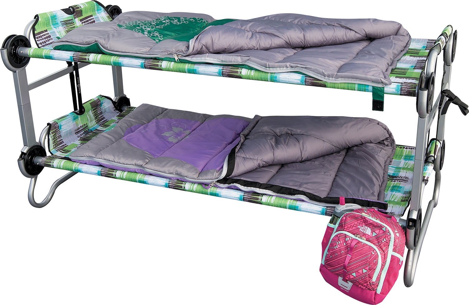 Disc-O-Bed Kid-O-Bunk Block Pattern Stockbett