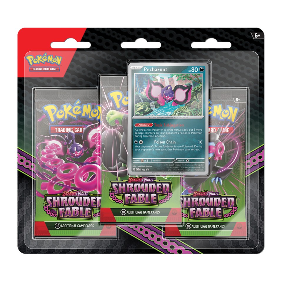 Pokémon - Scarlet & Violet - Shrouded Fable 3 pak Blister (POK87999)