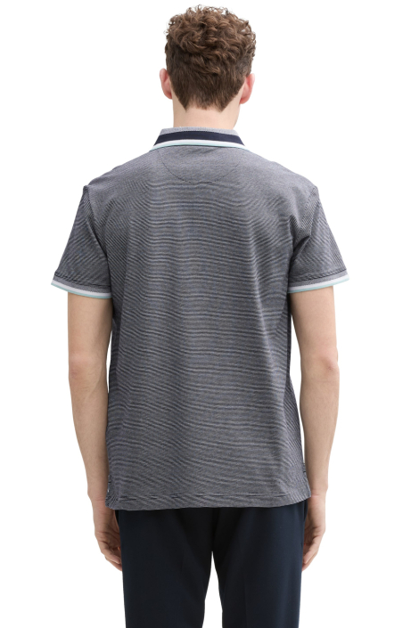 Tom Tailor blauwe heren polo