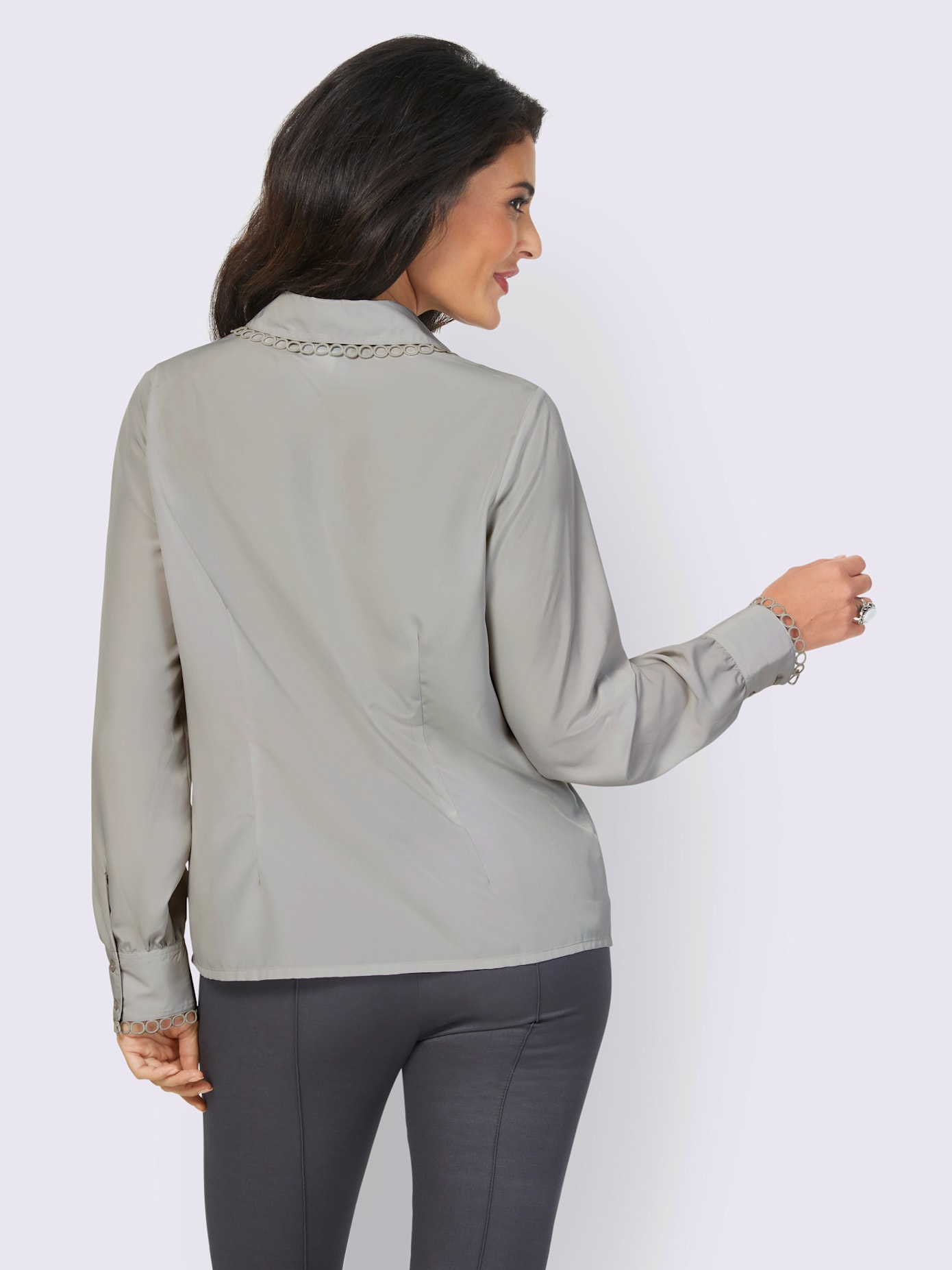 Chemisier patte de boutonnage sur toute la longueur