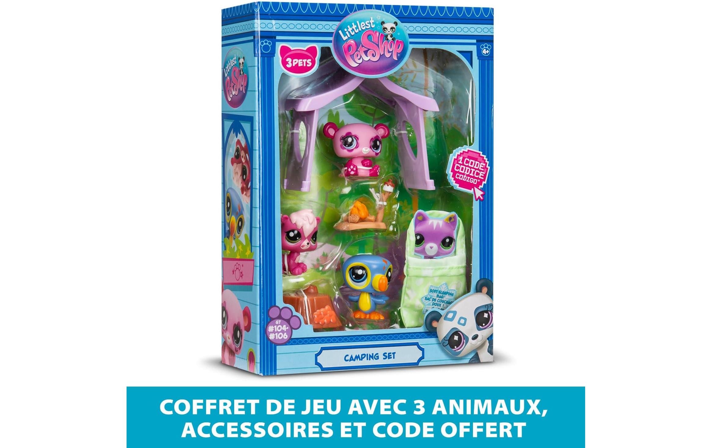 Littlest Pet Shop Set 3 Pets CampingÜberraschungstier mit Accessoire