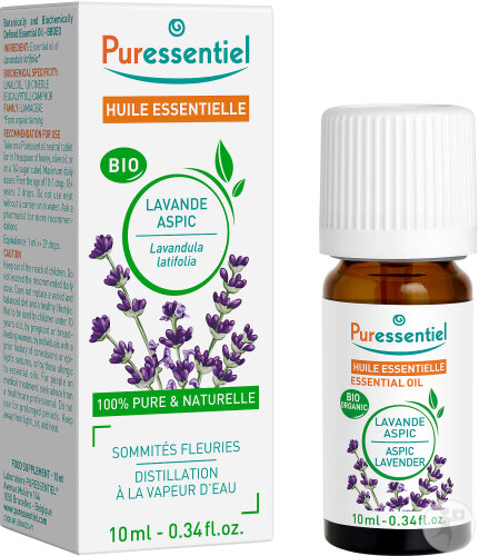Puressentiel Lavande Aspic Bio Huile Essentielle 10ml