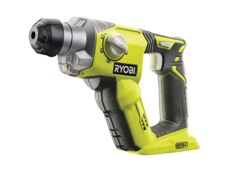 Ryobi One  R18SDS-0 - Roterende hammer - ledningfri - 4-tilstands - SDS-plus - 15 N·m - 1.3 Joule - intet batteri - 18 V