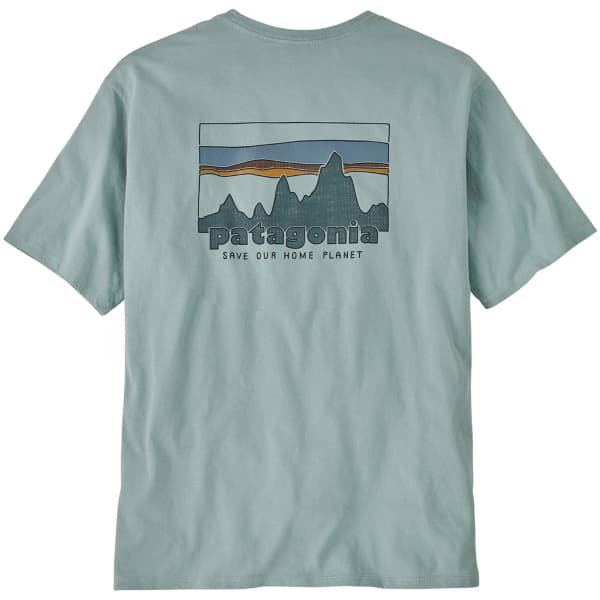 T-shirt PATAGONIA M'S '73 SKYLINE ORGANIC T-SHIRT THERMAL BLUE