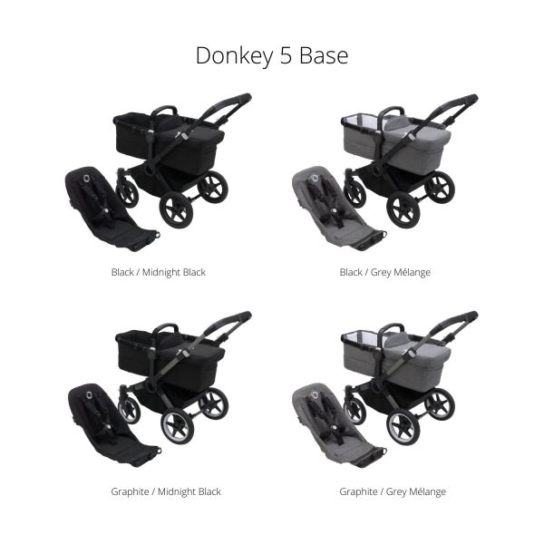 Bugaboo Donkey 5 Twin Kinderwagen 2-in-1 Mix & Match