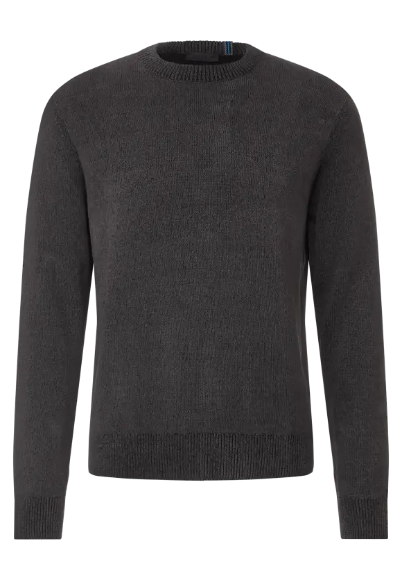 Softer Baumwollpullover - Black