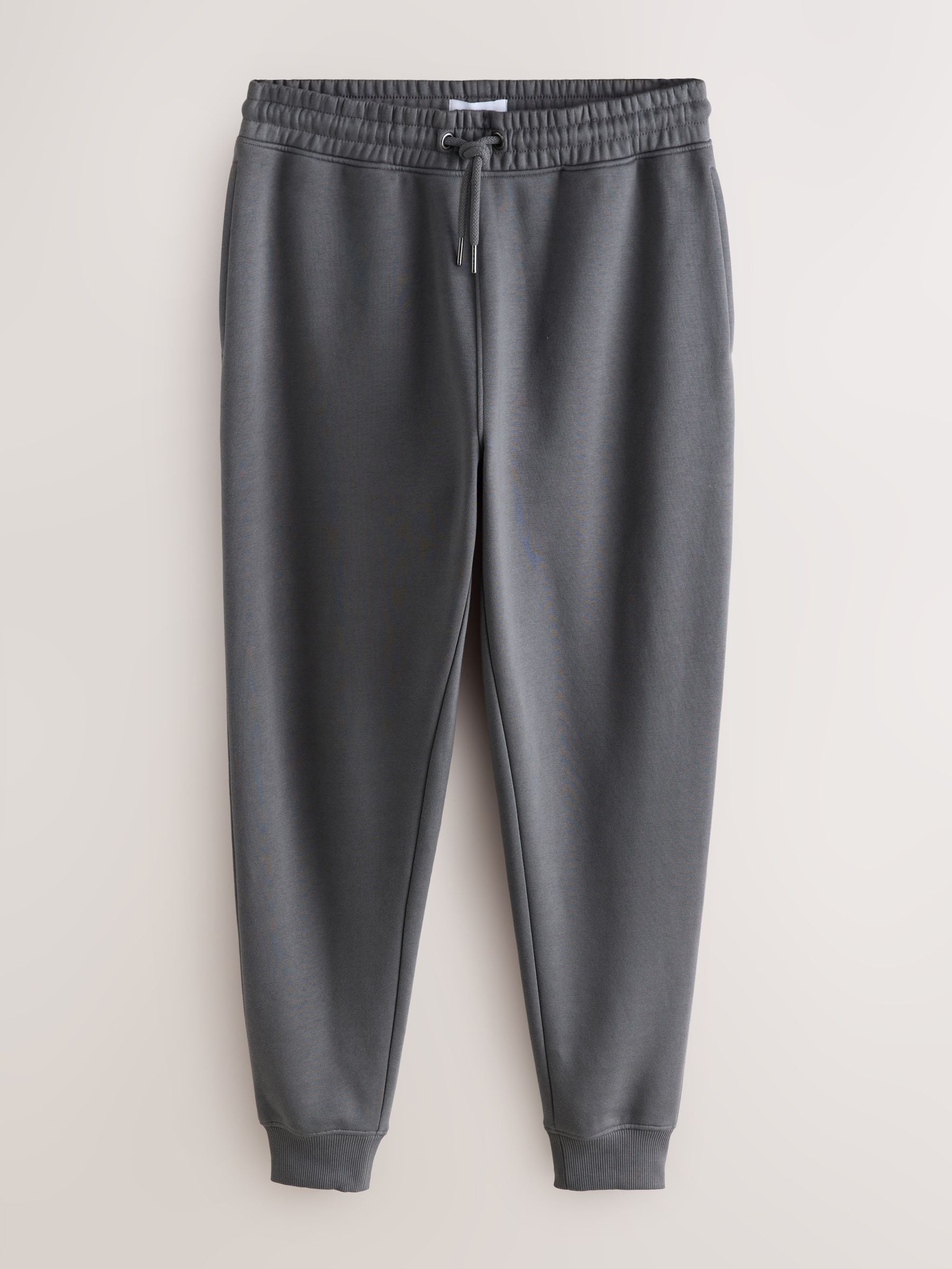 Leisteen grijs - Slim Fit - Katoenrijke Jersey Joggingbroeken