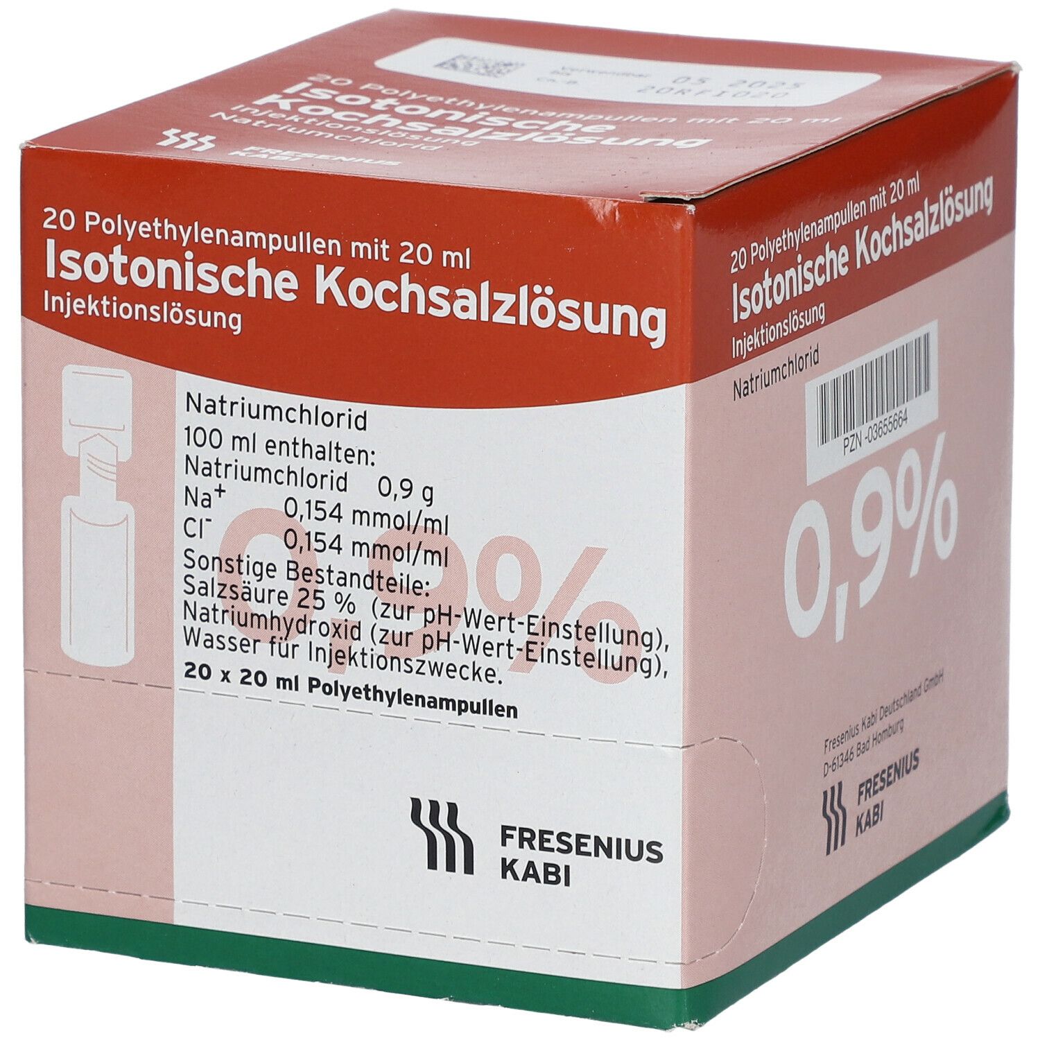 Isotonische Kochsalzlösung 0,9%