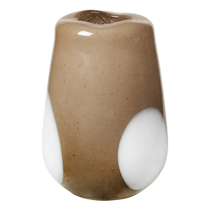 Broste Copenhagen Vase en verre Ada | Gris taupe
