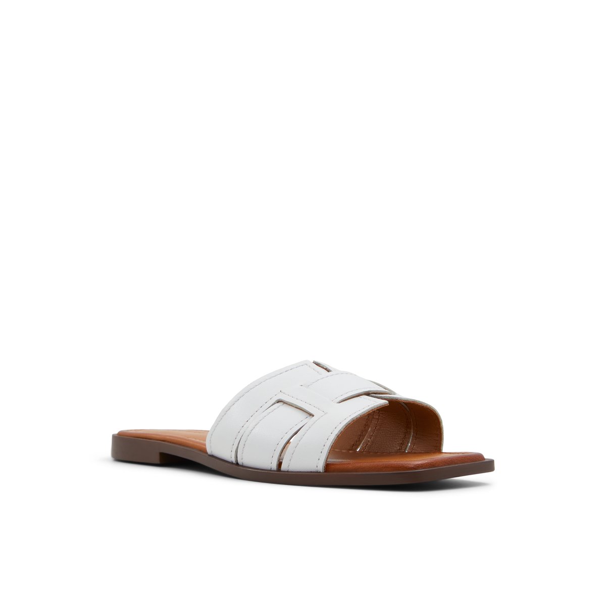 LUCA FERRI-Faraeberiel-Sandale athlétique - Talon plat - Blanc