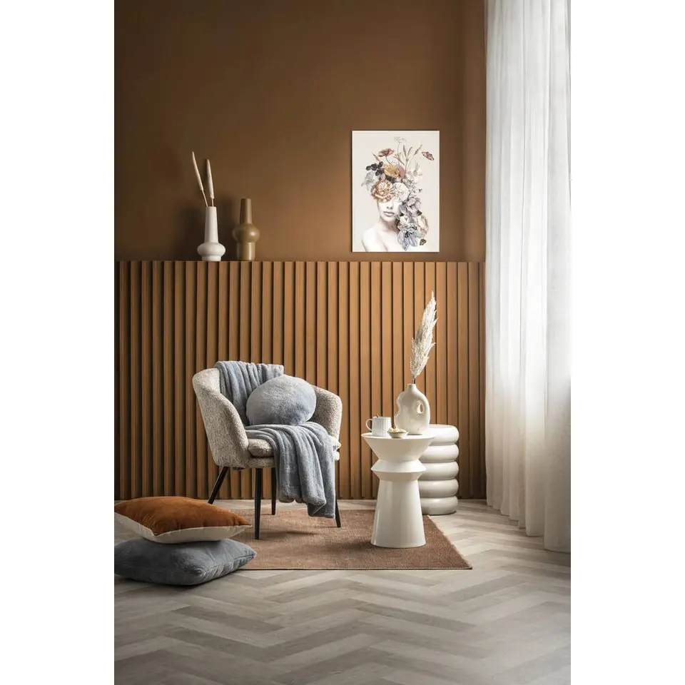 Fauteuil Cloe - stof - beige