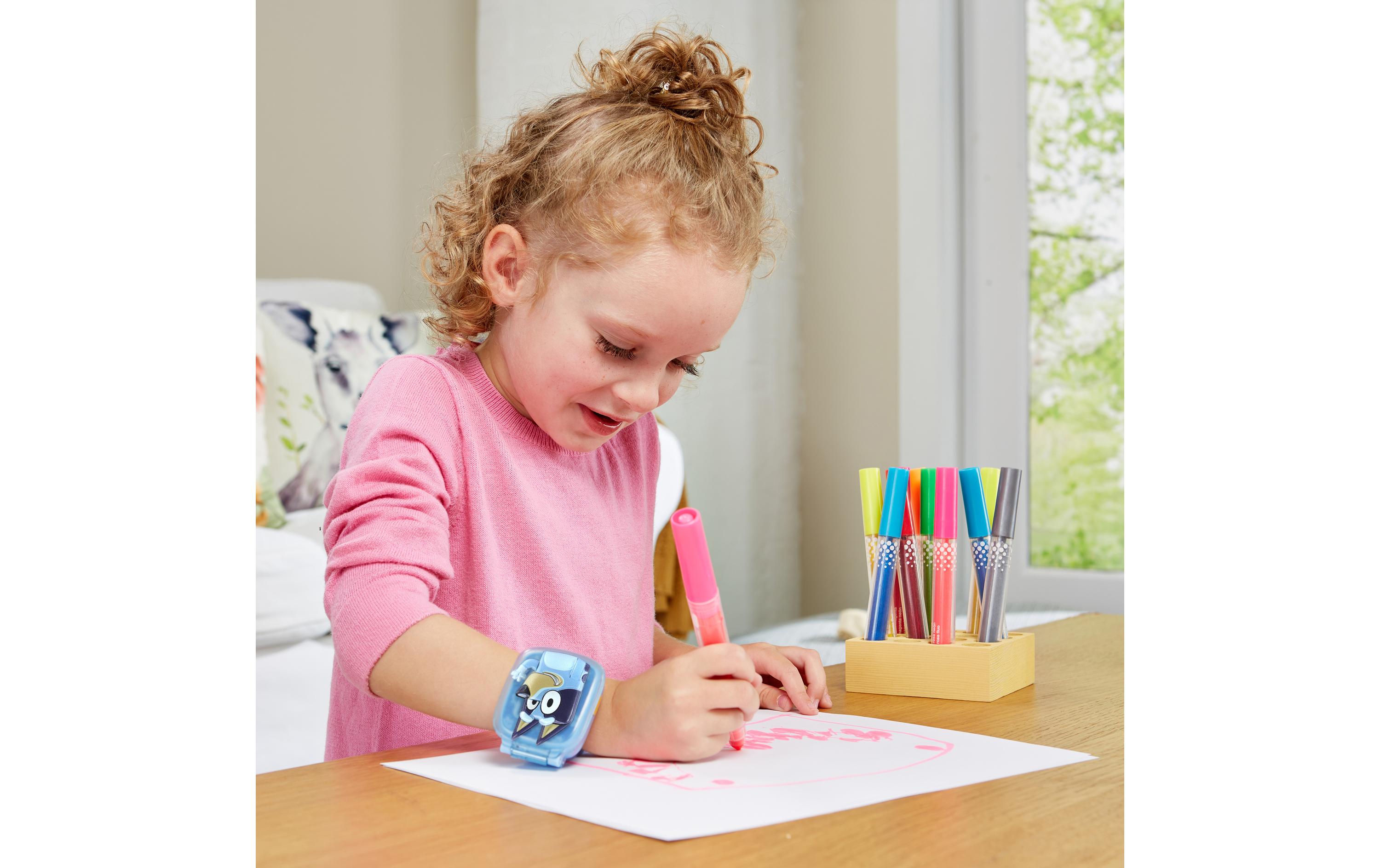 Lernuhr Bluey -DE-Armbanduhr für Kinder