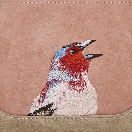 Hi-Di-Hi Melody Crossbody Bag Light Pink/ Beige