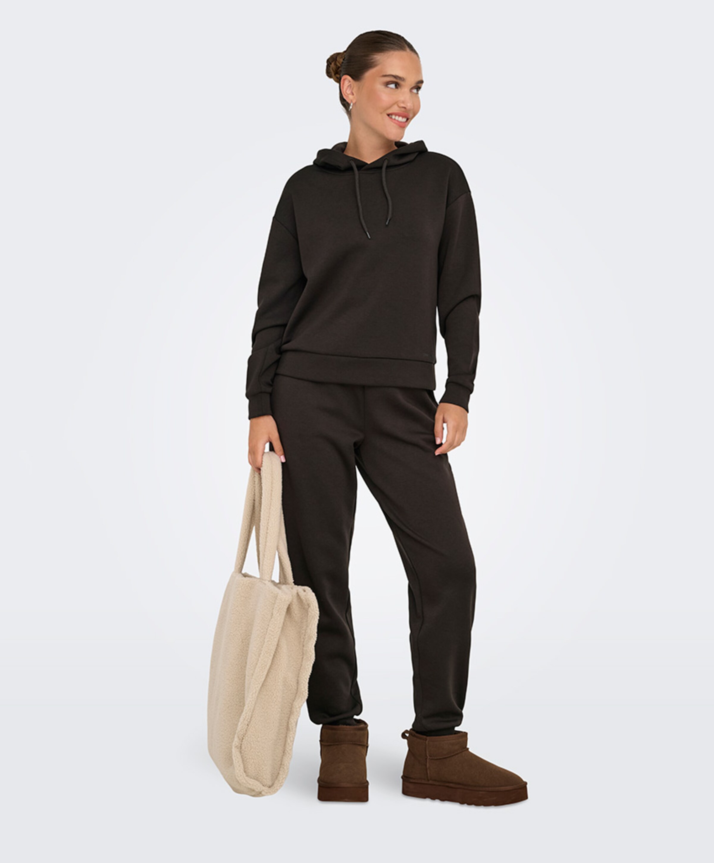 Only play ONPLOUNGE HW SWEAT - NOOS dames trainingsbroek bruin