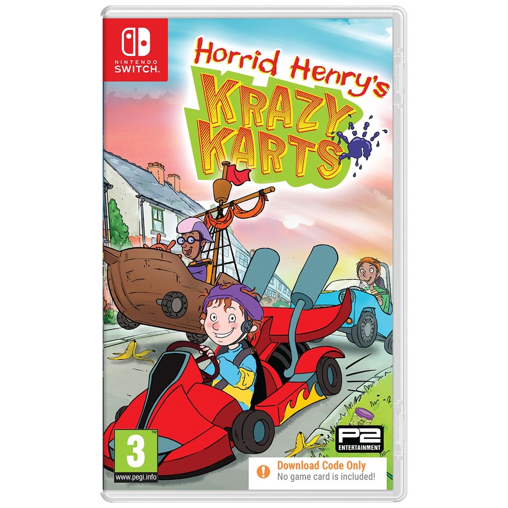 Horrid Henry's Krazy Karts Nintendo Switch Code in der Box