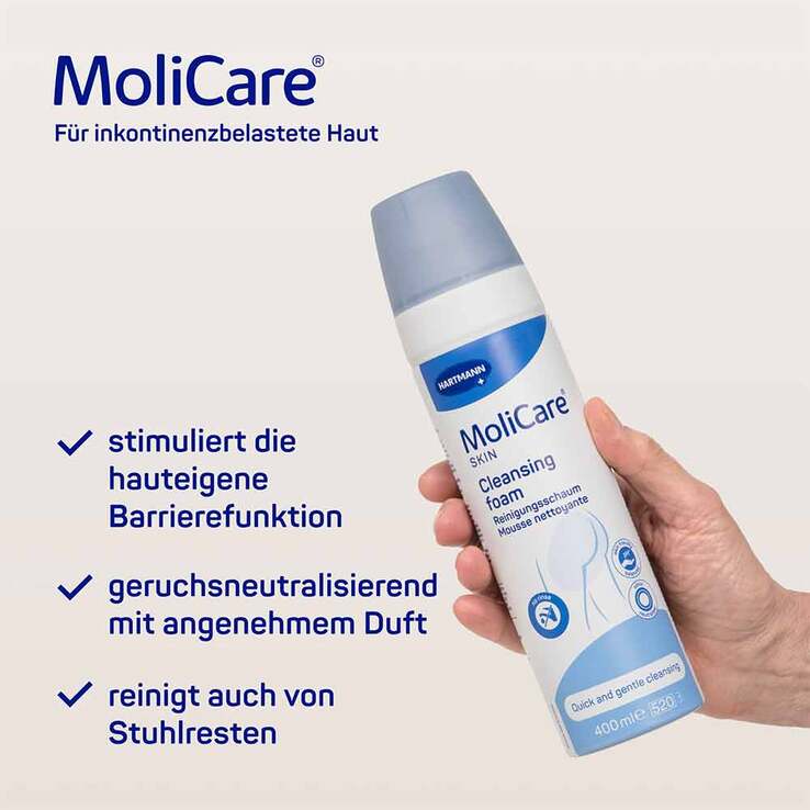 MoliCare® Skin Reinigungsschaum, 400 ml