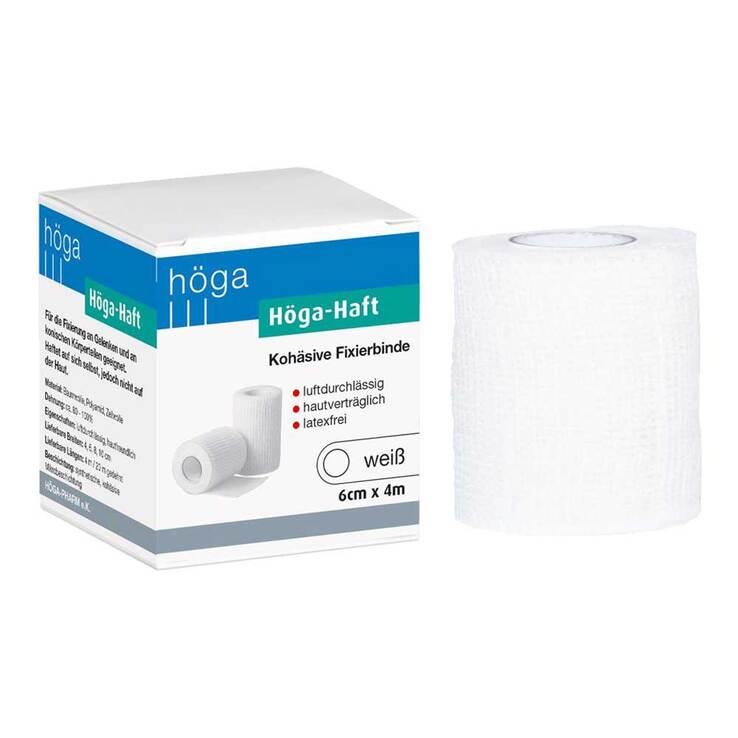 Höga Haft Binde 6cmx4m, 1 St